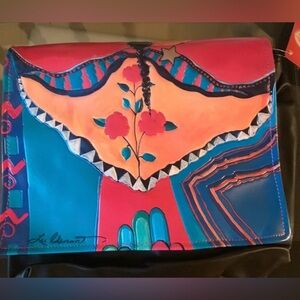 Shagwear Embracing Brother Sun Crossbody Bag NEW Vegan Leather